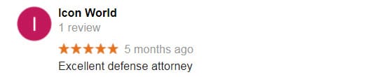 Excellent defense attorney